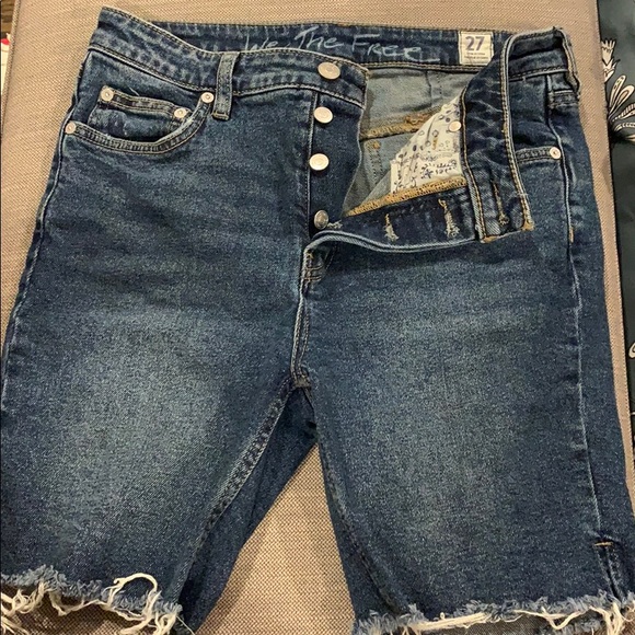 high waisted boyfriend shorts